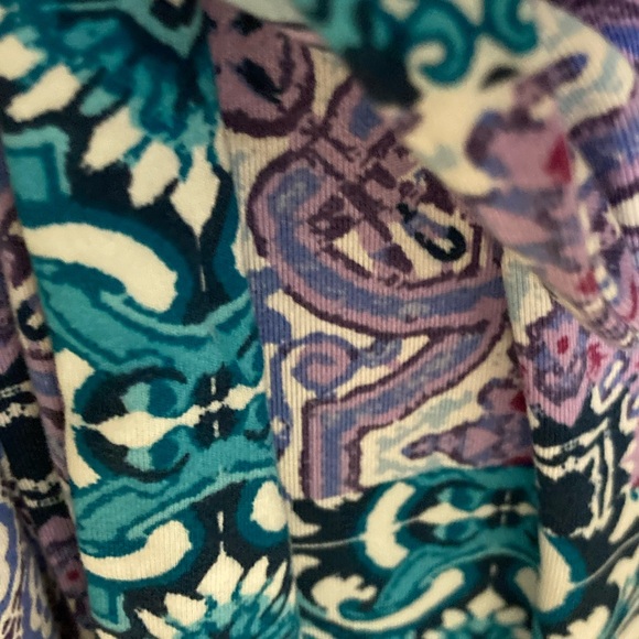 EC New Directions Intimates Purple, teal & white Robe Size Small/Medium - Picture 9 of 12